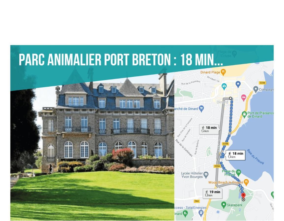 Homard And Fox, Appartement 2 Chambres 100M De La Mer Dinard Luaran gambar